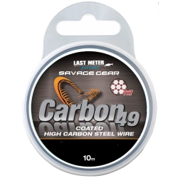 Savage Gear Linka Stalowa Carbon49 0.70mm 23kg 10m